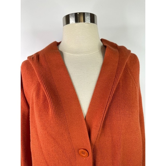 Lesley Evers Hooded Button Down Cardigan Jacket - Picture 4 of 10